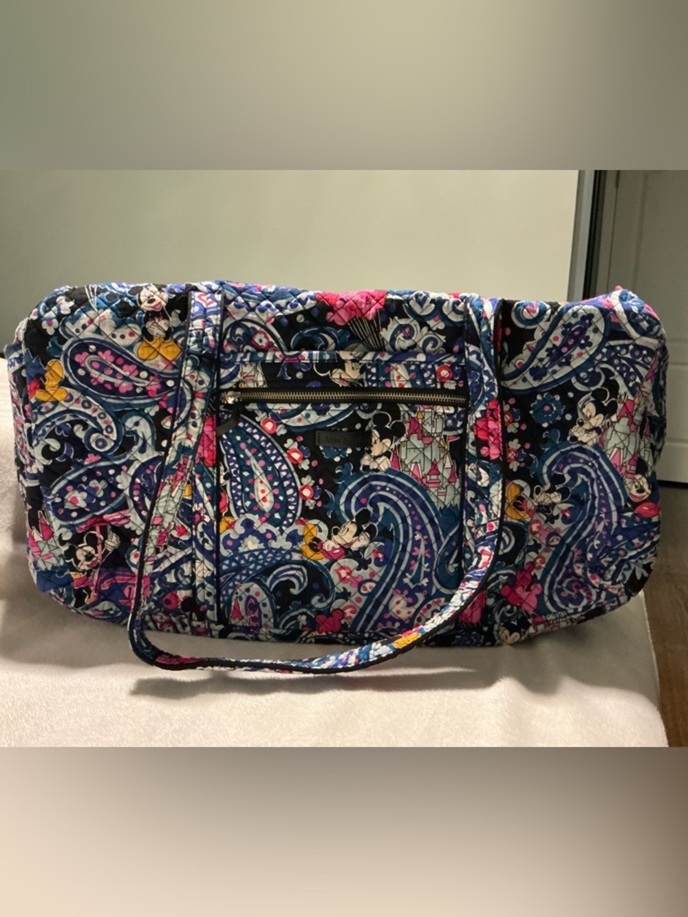 Vera Bradley Mickey Print Duffle Travel Bag